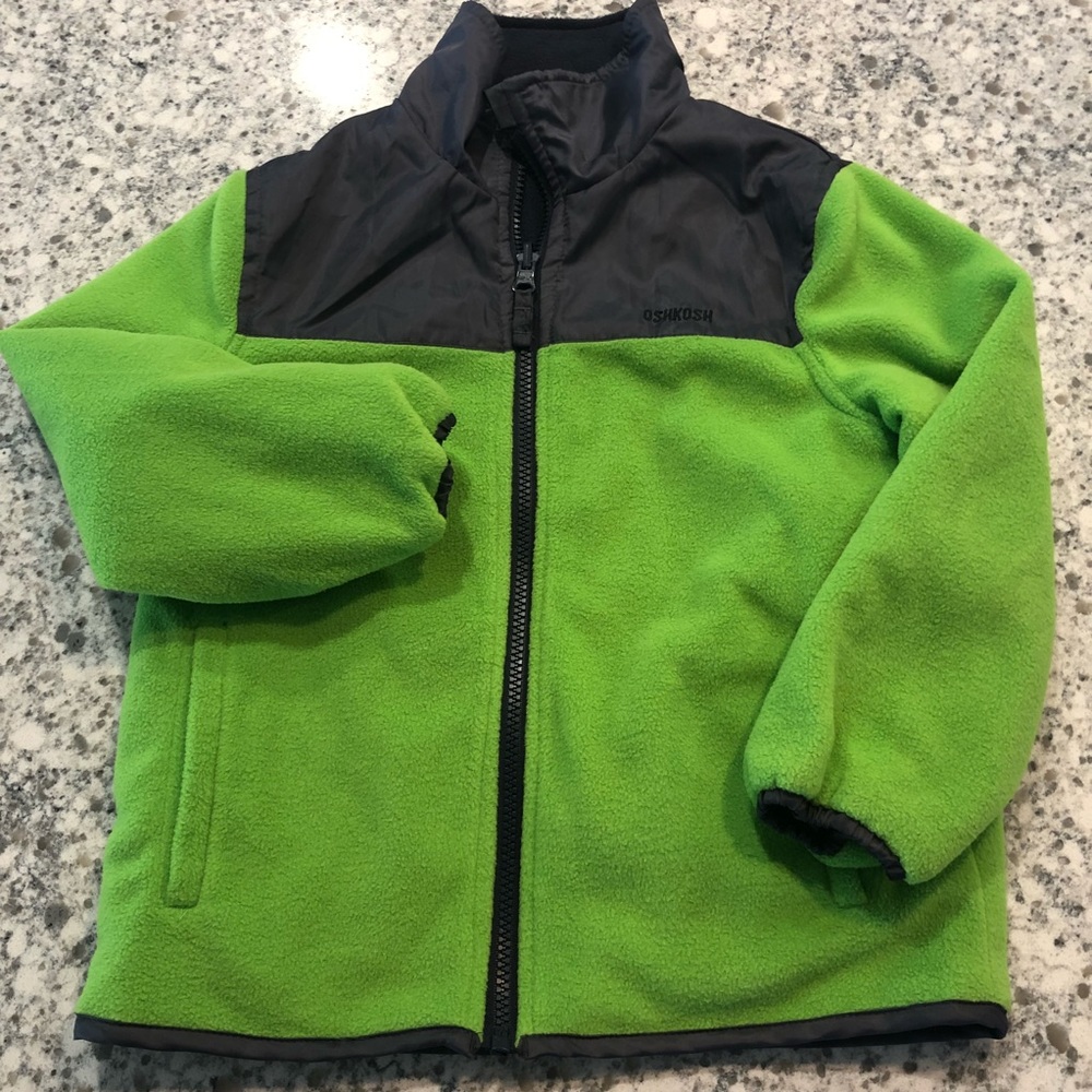 Oshkosh reversible fleece jacket, worn once!